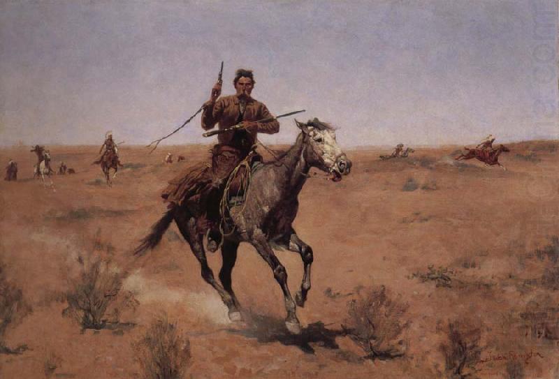 The Flight, Frederic Remington